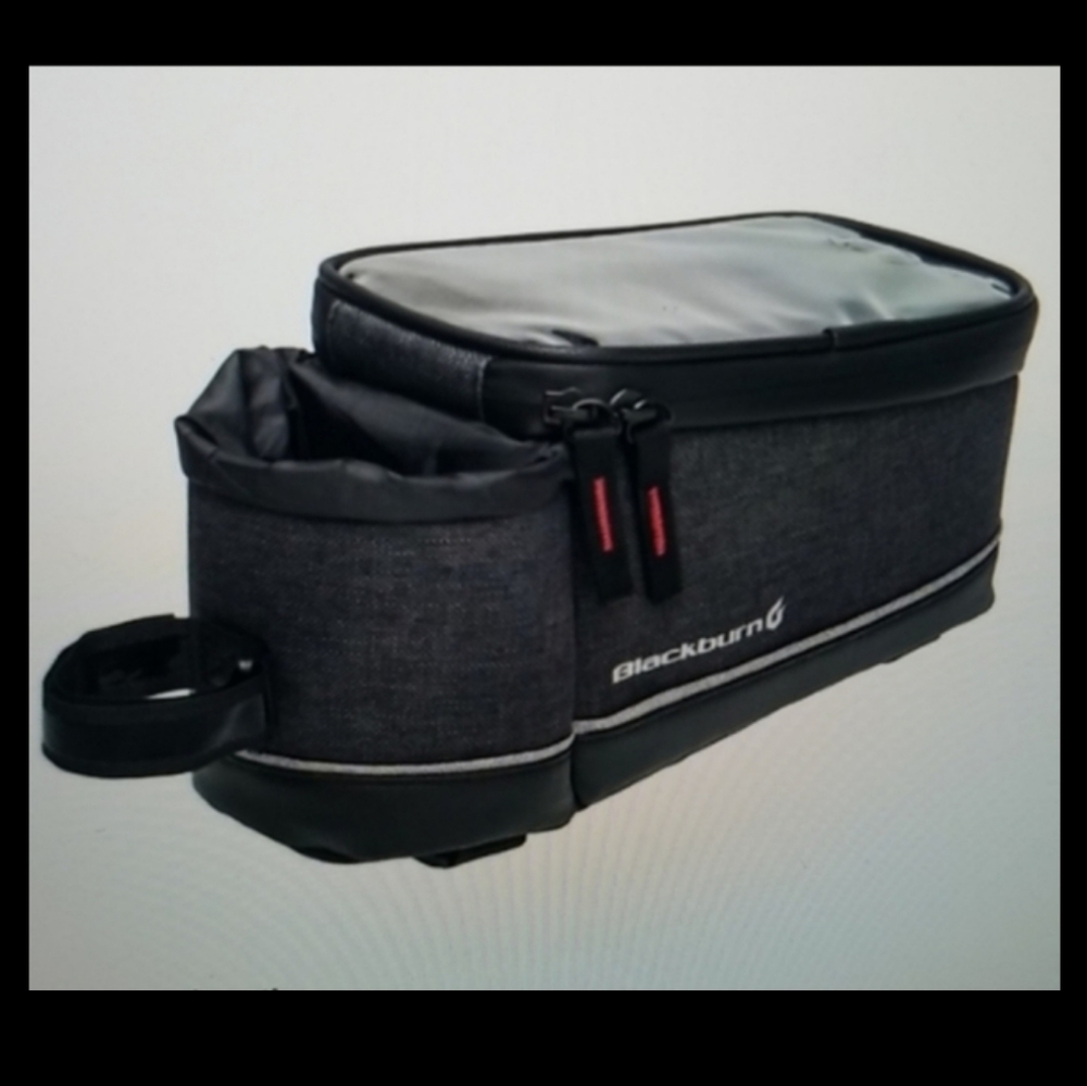 New Blackburn TopTube BIKE BAG w Phone& Hydration Holders Great for Spring Rides